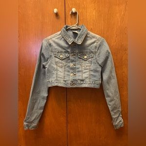 Judy Blue Cropped Jean/Denim Jacket Size M